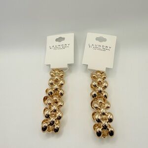 2 Laundry segal gold statement bracelets perfect for birthday or Christmas gifts
